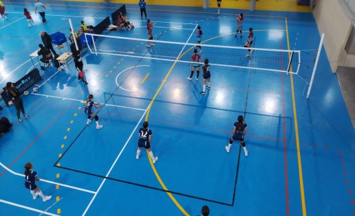 Santa María del Pilar impone su ley en el inicio de la temporada del voleibol de mayores