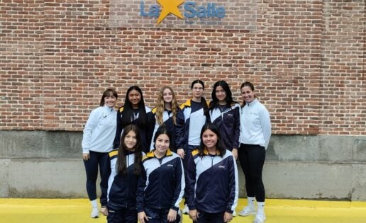 Eva Fernández: “Para nosotros es muy importante sentirnos parte de la familia de La Salle, demostrar que estamos todos unidos para transmitir los valores del centro a los alumnos”