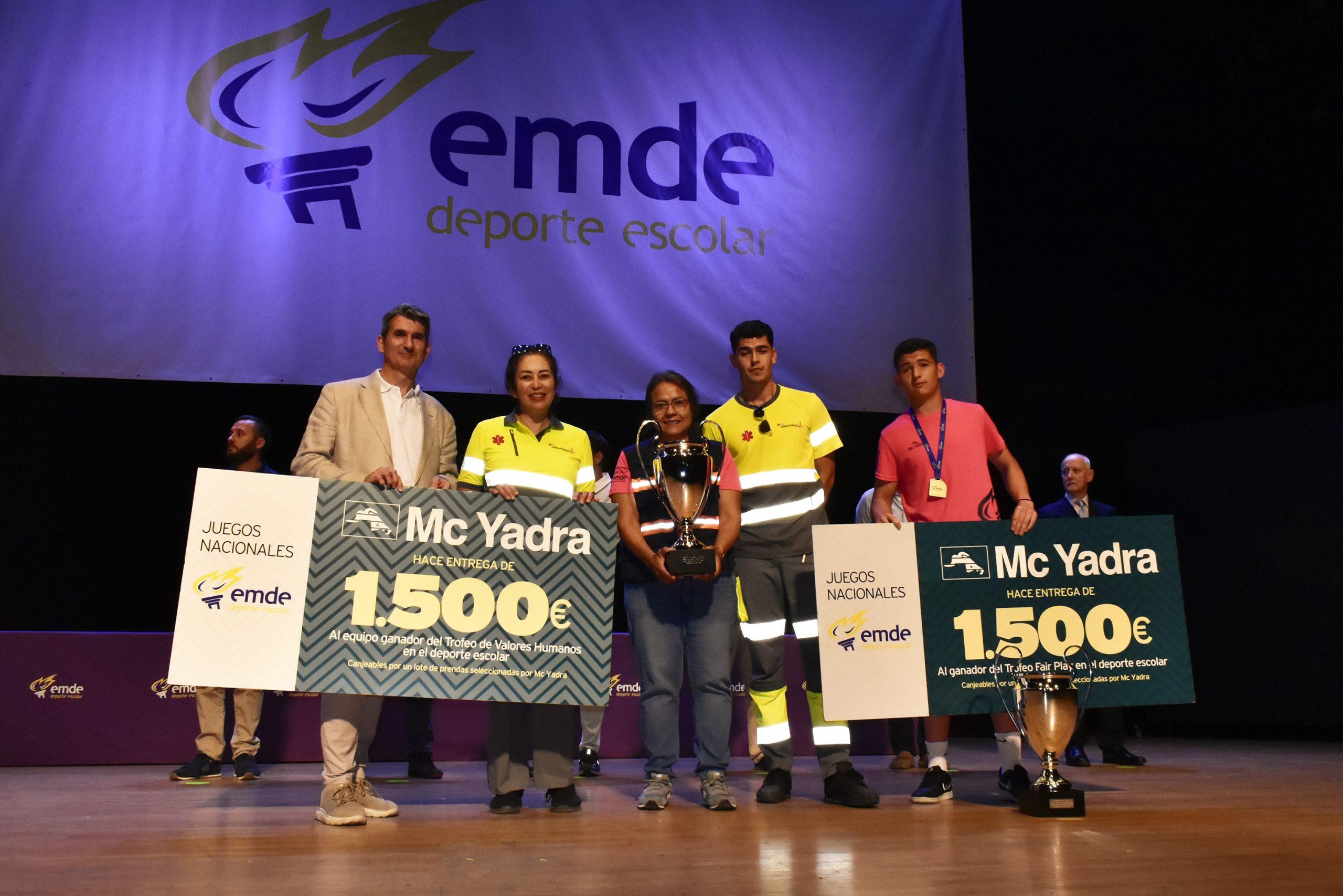 Las luces del Palacio San Miguel de Torremolinos se apagan tras la Clausura de los Juegos Nacionales Escolares EMDE de categoría cadete