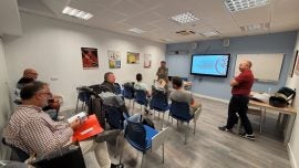 Los informadores de árbitros de los Juegos Deportivos de ECM reciben las novedades deportivas para la temporada