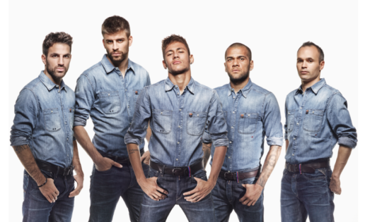 El Barcelona se viste de azul denim