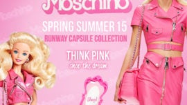 Ya está a la venta parte de la colección Barbie by Moschino