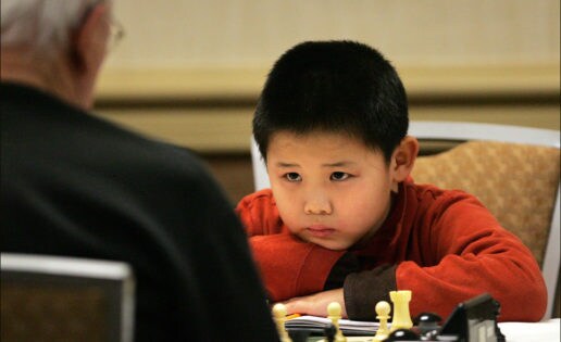Un maestro de ajedrez de nueve años