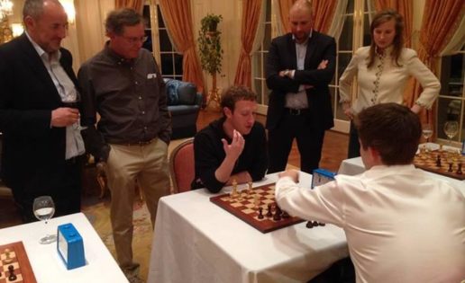 Carlsen, sobre Zuckerberg: «Es increíble lo rápido que aprende»