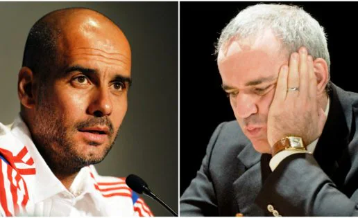 Kasparov y Guardiola, historia de una amistad