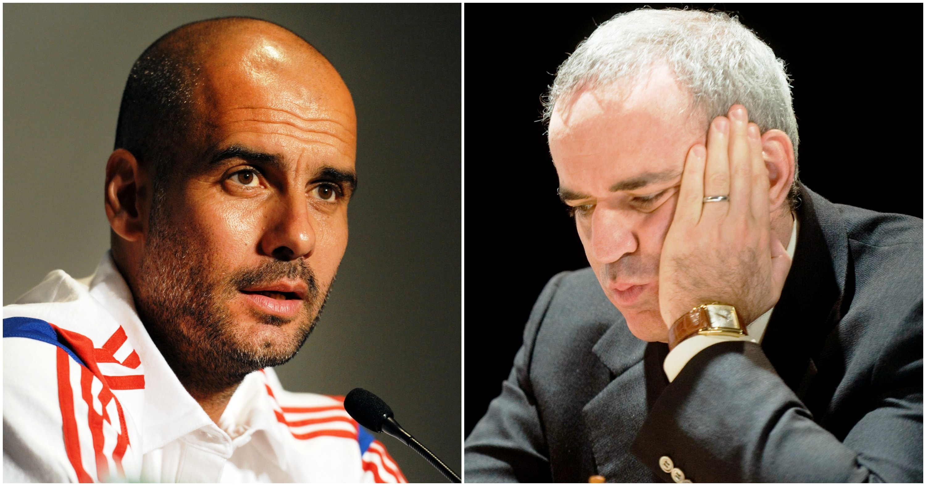 Kasparov y Guardiola, historia de una amistad