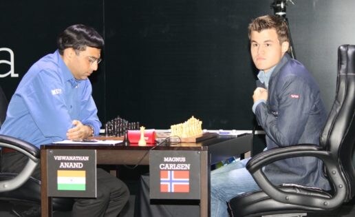 Carlsen-Anand: el campeón exterioriza la tensión