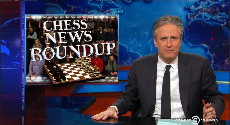 Jon Stewart y la parodia que ofende a los ajedrecistas
