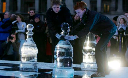 ¿Piezas de hielo para que el ajedrez sea deporte olímpico de invierno?