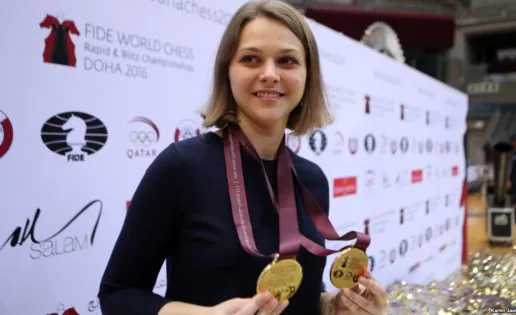 Anna Muzychuk, doble campeona mundial, renuncia a defender sus títulos en Arabia Saudí
