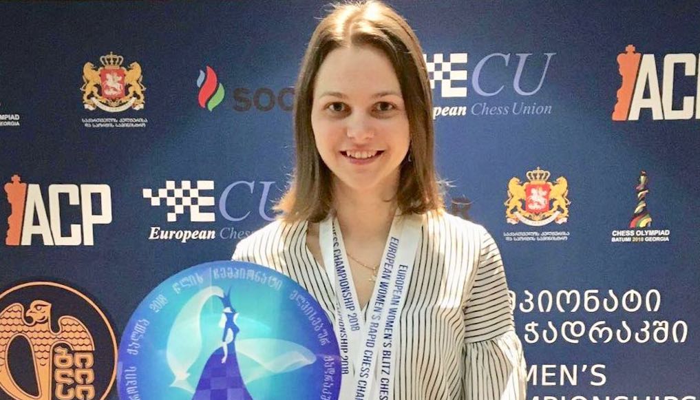 Anna Muzychuk, campeona de Europa (la española Matnadze, cuarta)