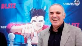 Kasparov promociona en Cannes el manga «Blitz»