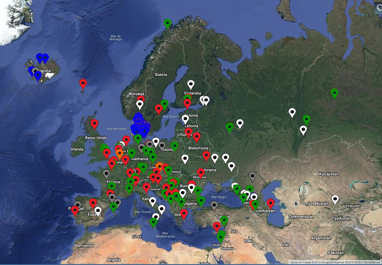 Mapa europeo del ajedrez: una idea brillante con errores de bulto
