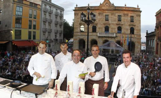 Gijón: alta cocina en la plaza