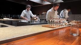 Marlene, una estrella en la terminal de cruceros de Lisboa