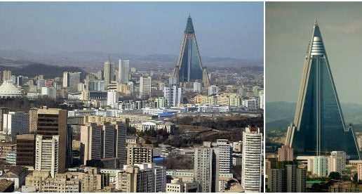 Corea del Norte: el hotel vacío más alto del mundo… seguirá vacío