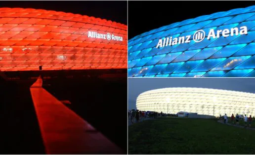 Allianz Arena: así se construyó el campo que cambia de piel