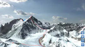 El Everest en 3D: una app para hacer cumbre sin riesgo