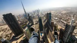 Los «locos fotógrafos rusos» conquistan los rascacielos de Dubái