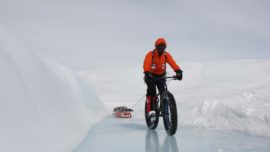 Un español intentará conquistar el Polo Sur en bicicleta