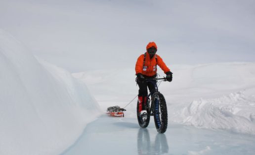 Un español intentará conquistar el Polo Sur en bicicleta
