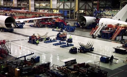 Un vídeo enseña las tripas del ensamblaje de un Boeing 787 Dreamliner