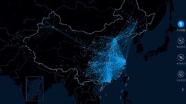 Cómo se ve el mayor movimiento migratorio anual del planeta en un mapa interactivo