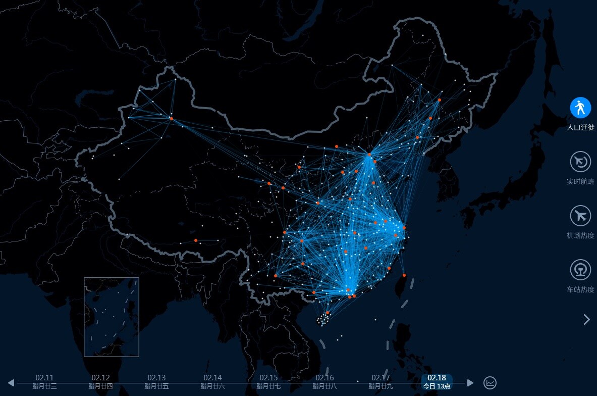 Cómo se ve el mayor movimiento migratorio anual del planeta en un mapa interactivo