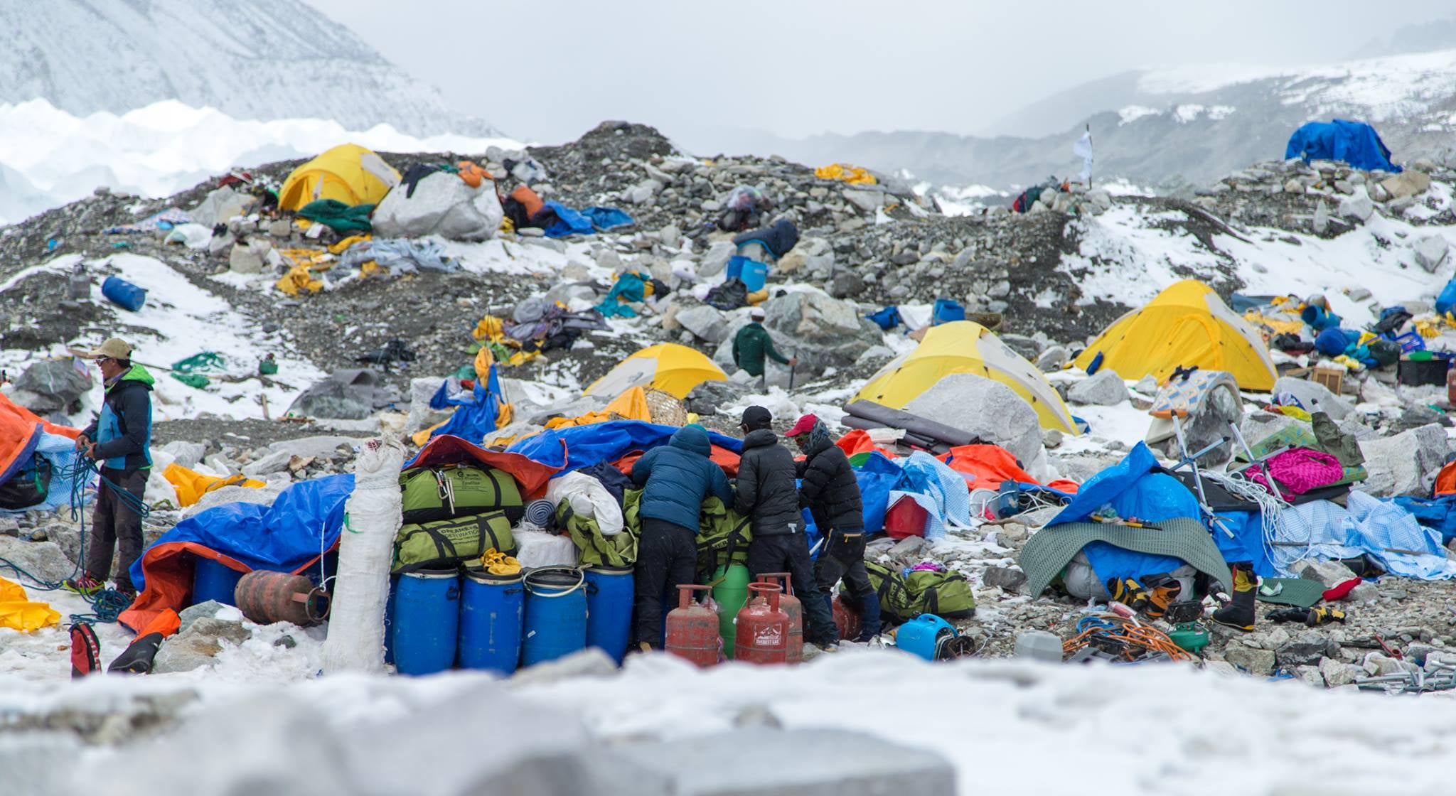 El dramático vídeo que grabó un superviviente del terremoto en el Everest