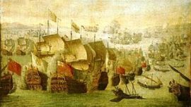 La batalla naval de Vélez-Málaga. El día en el que ardió la mar en 1704