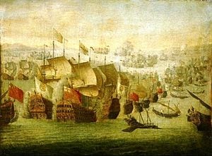 La batalla naval de Vélez-Málaga. El día en el que ardió la mar en 1704