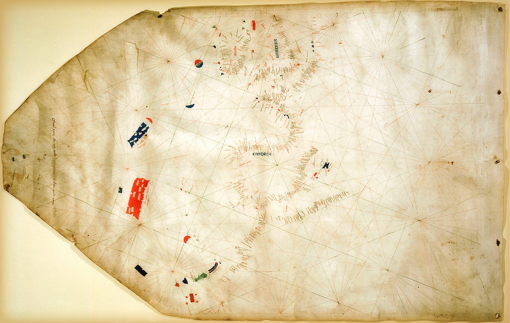 Carta Nautica del Mar Costas y Islas y Indias Occidentales