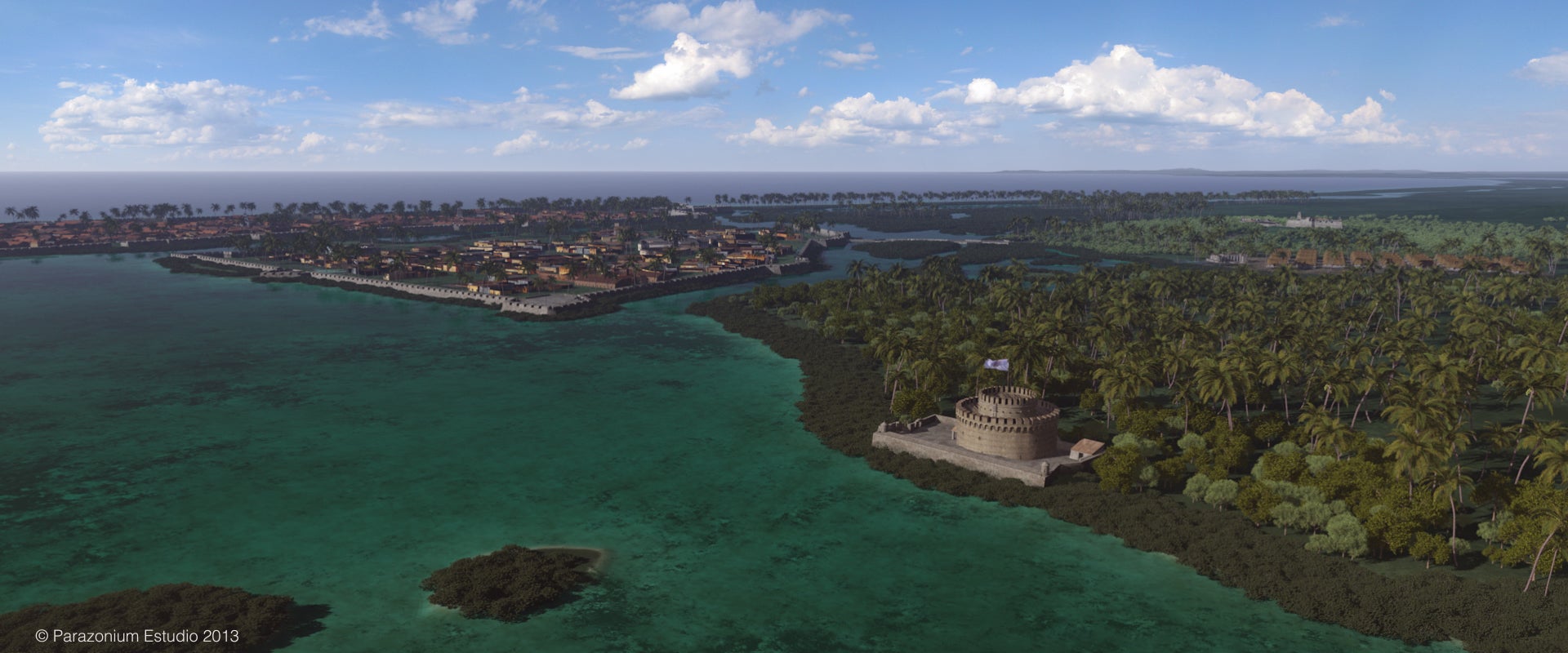 Cartagena de Indias 1741: el día de la batalla en 3D