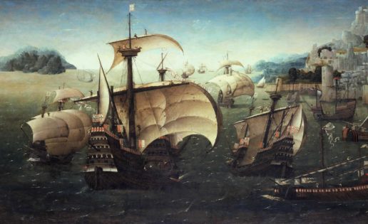 Joachim Patinir 1520…¿la primera marina de la historia?